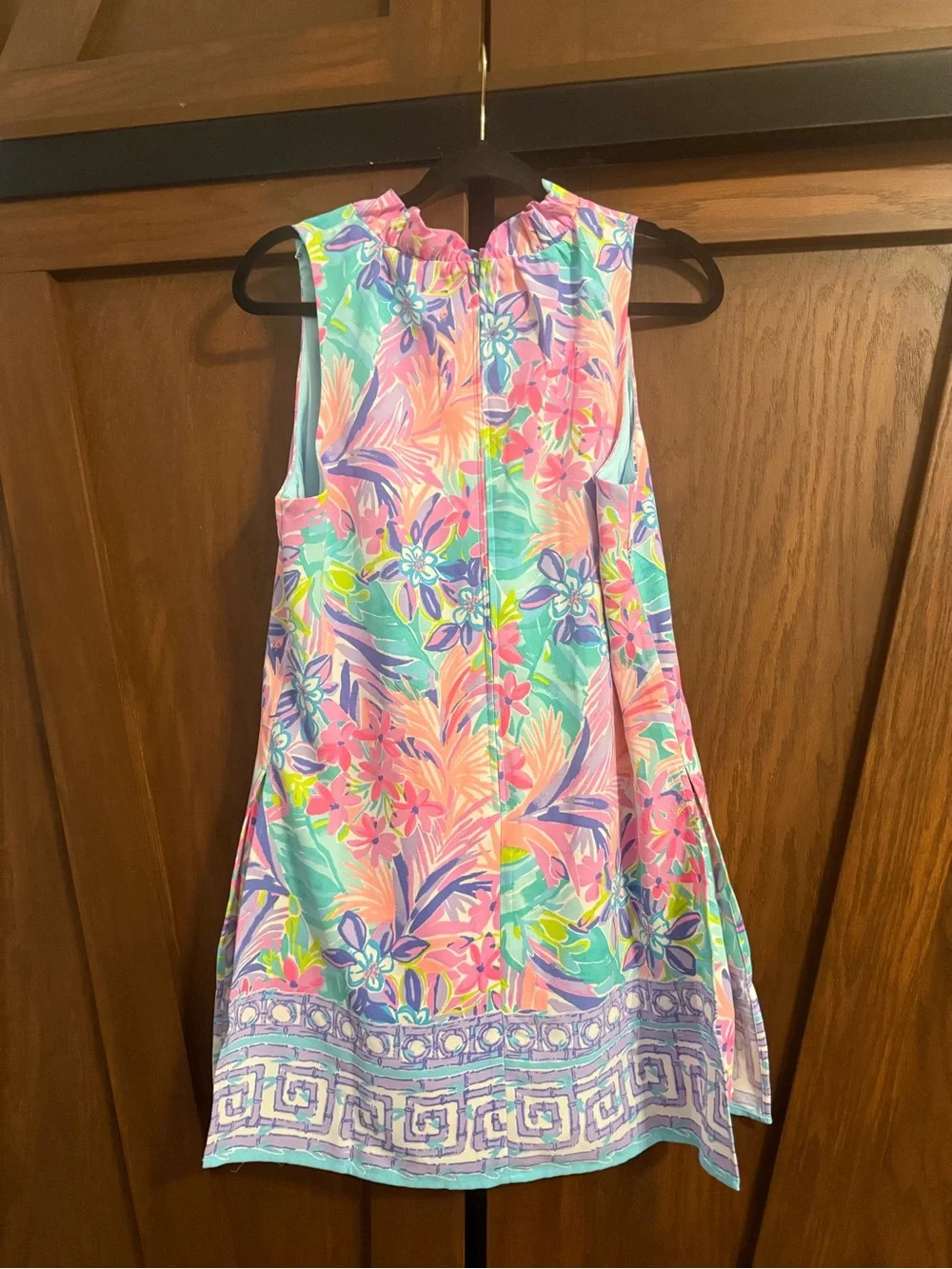 Lilly Pulitzer Adalina Romper Size 10 Multi Floral Pink Teal Purple $198 Retail - Picture 2 of 4